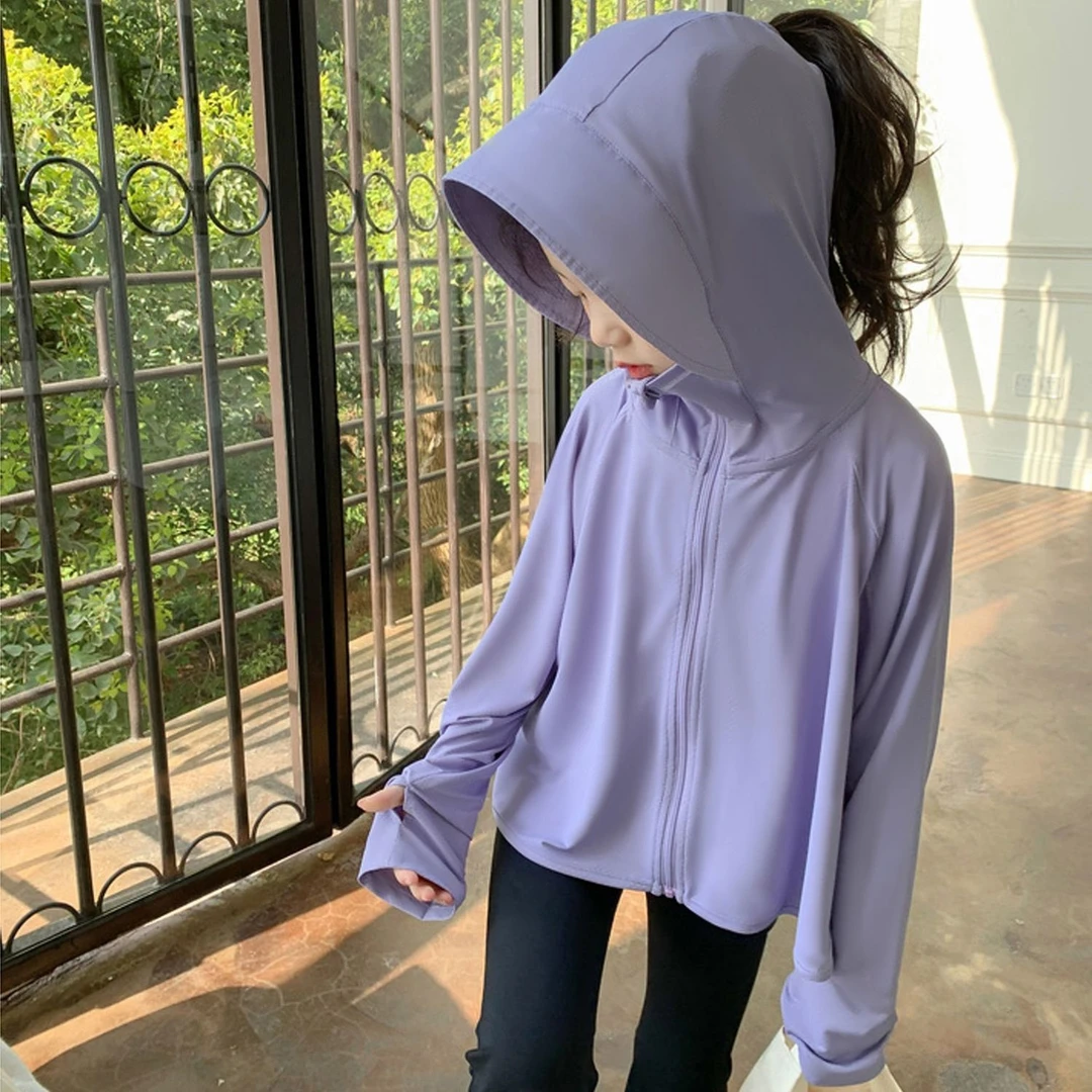 巴拉【商场同款】儿童防晒衣女夏季防紫外线宝宝冰丝透气户外防晒服