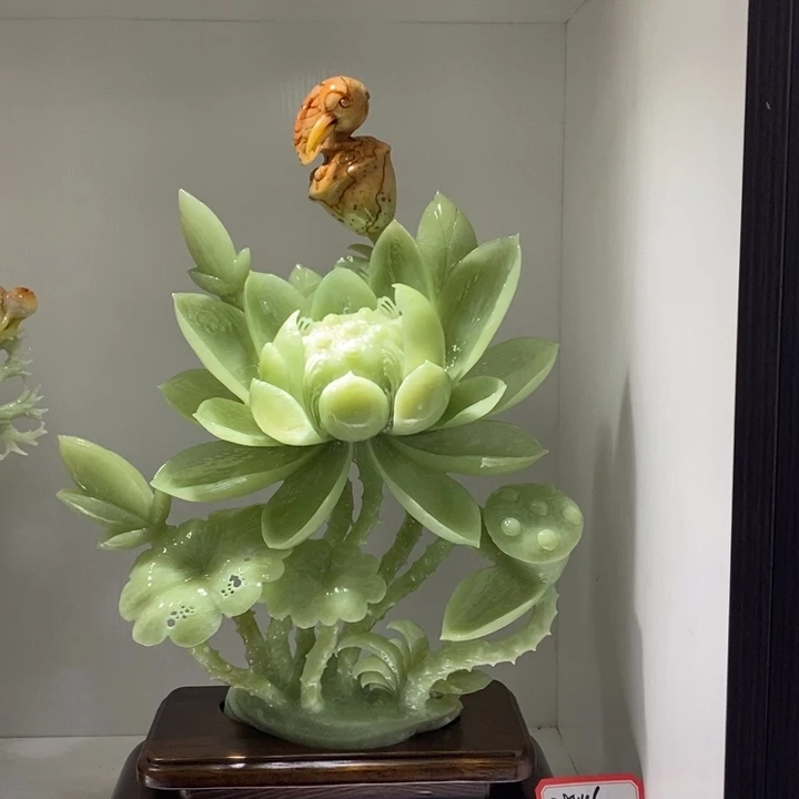 未镶嵌蛇纹石玉（覆膜）珠宝奇石