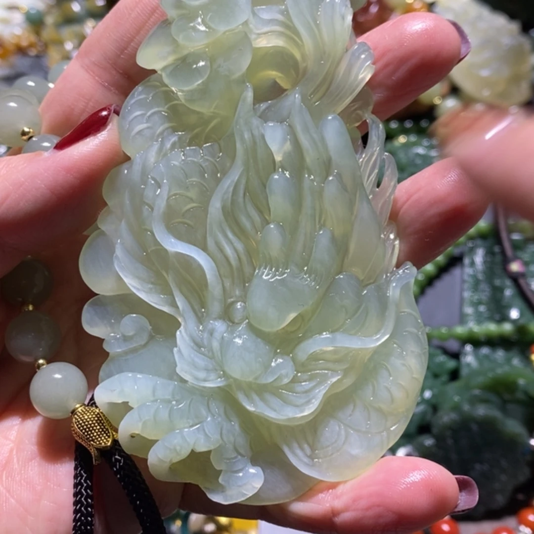 【闪购商品】岫玉毛衣链未镶嵌