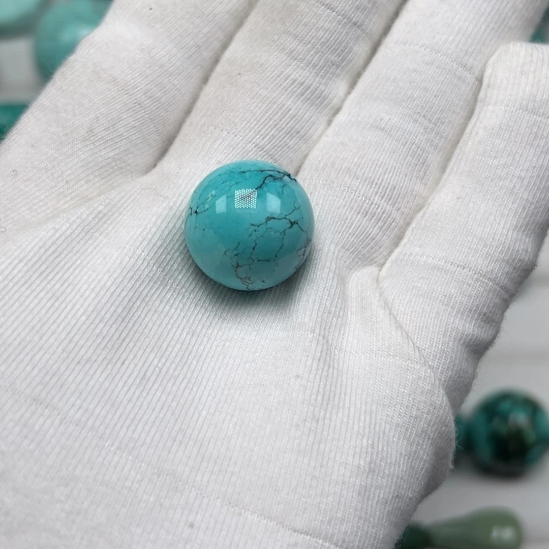 绿松石珠宝奇石未镶嵌宏****心