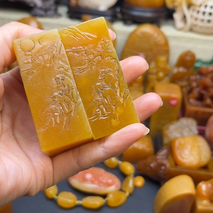 光***落印石寿山石题材：工艺品