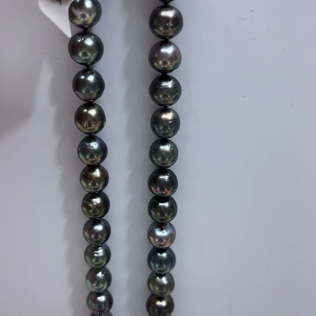 银S925镶嵌海水珍珠颈饰