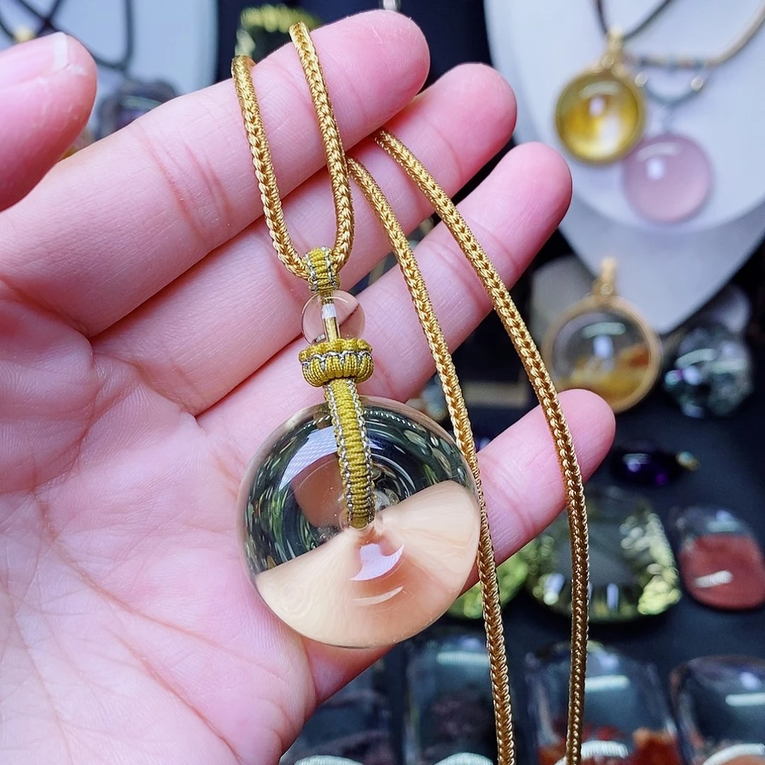 未镶嵌吊坠(赠链)水晶