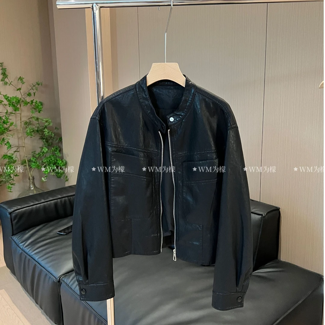 WMeng.【立领小皮衣】韩货百搭经典显瘦皮衣JS-W-25041997