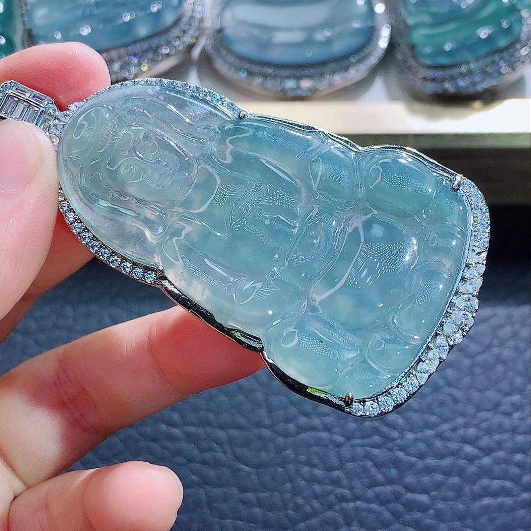 未镶嵌挂件翡翠翡翠