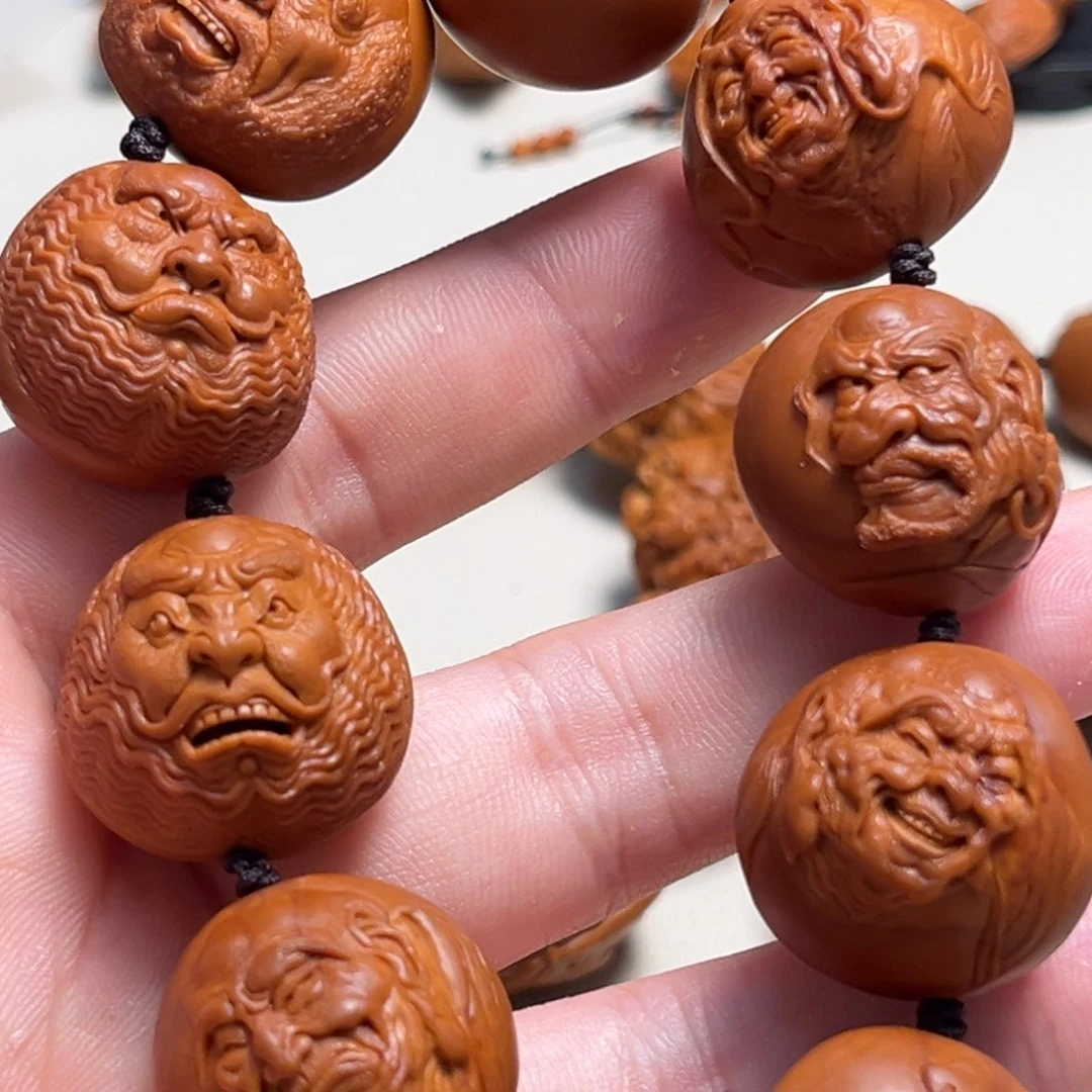 橄榄核吊坠用***柒梵相罗汉