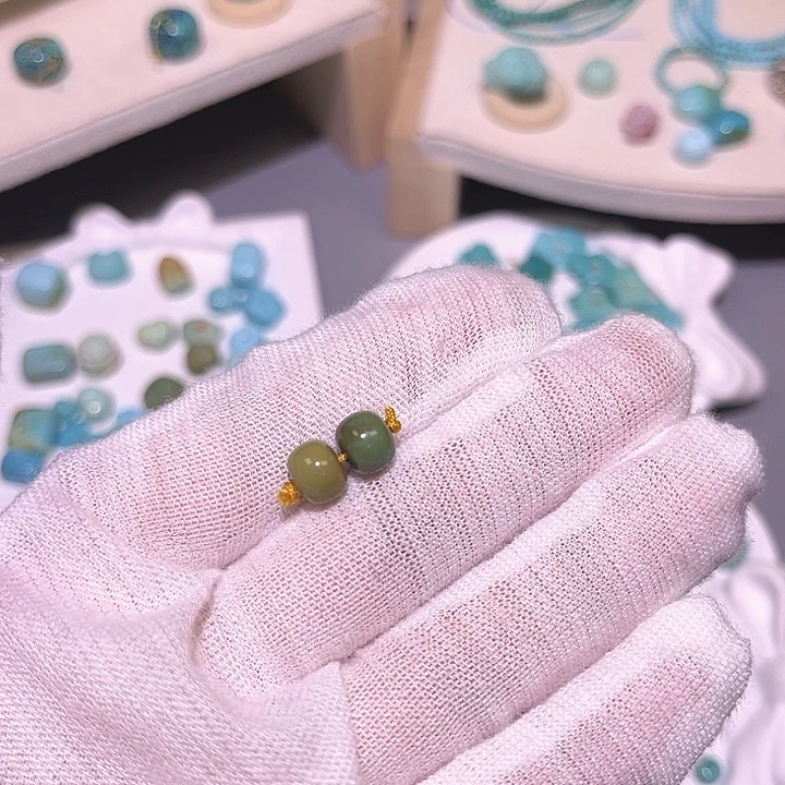 胡***）绿松石未镶嵌珠宝半成品