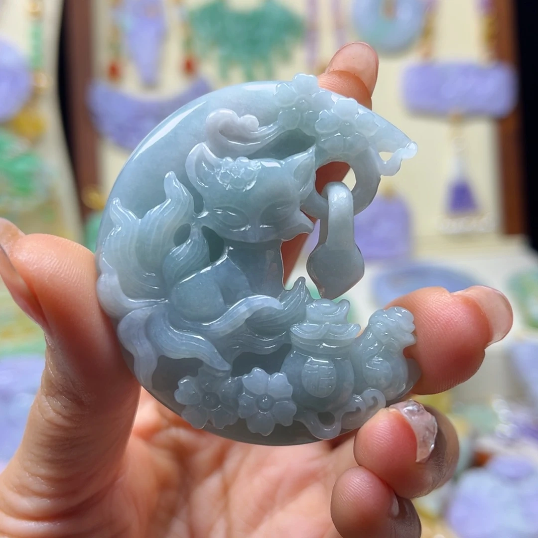 翡翠未镶嵌颈饰天然翡翠