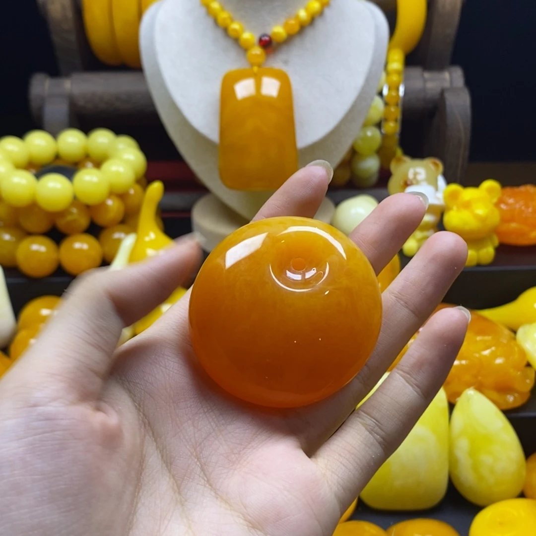 有***福非金属全品无暇蜜糖红公主扣