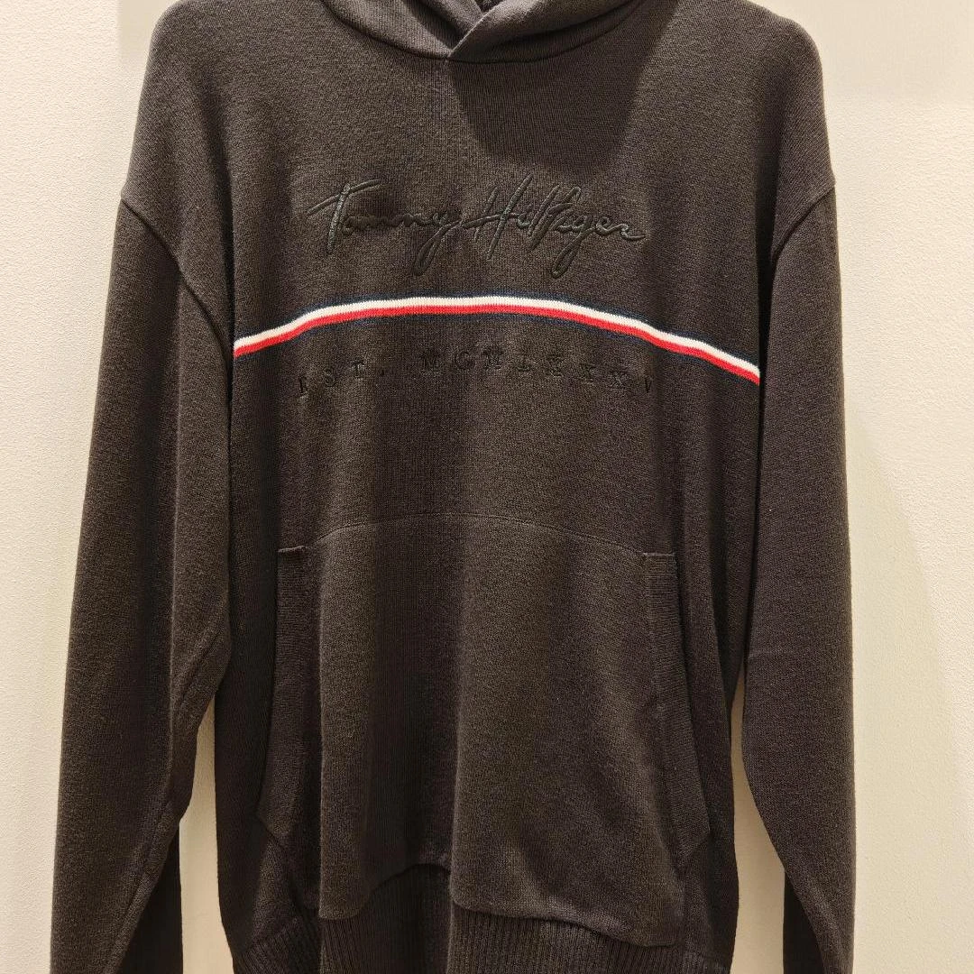 TOMMY HILFIGER 汤米希尔费格带帽毛衣78J4649