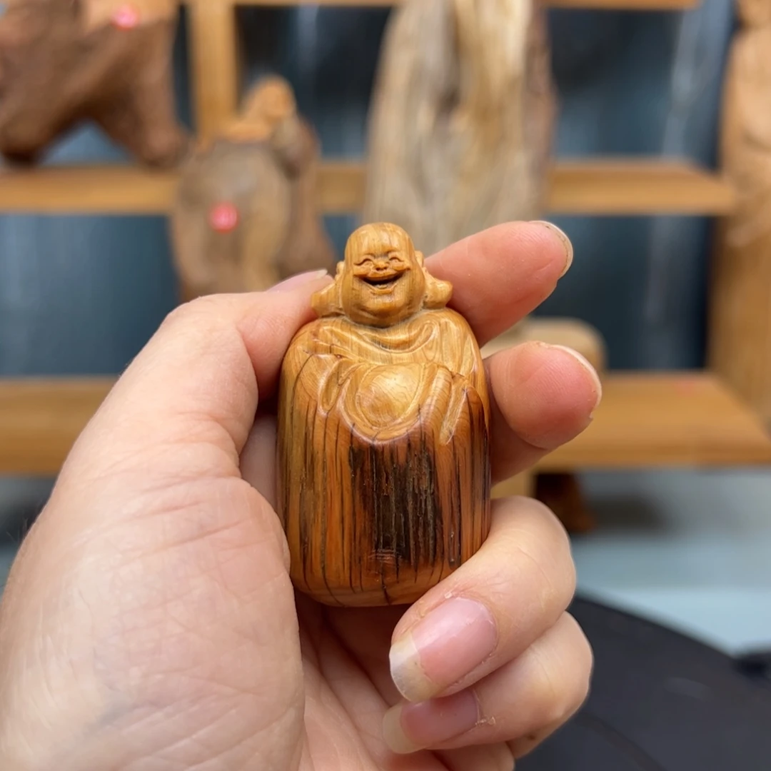 柏木崖柏木摆件手把件，66