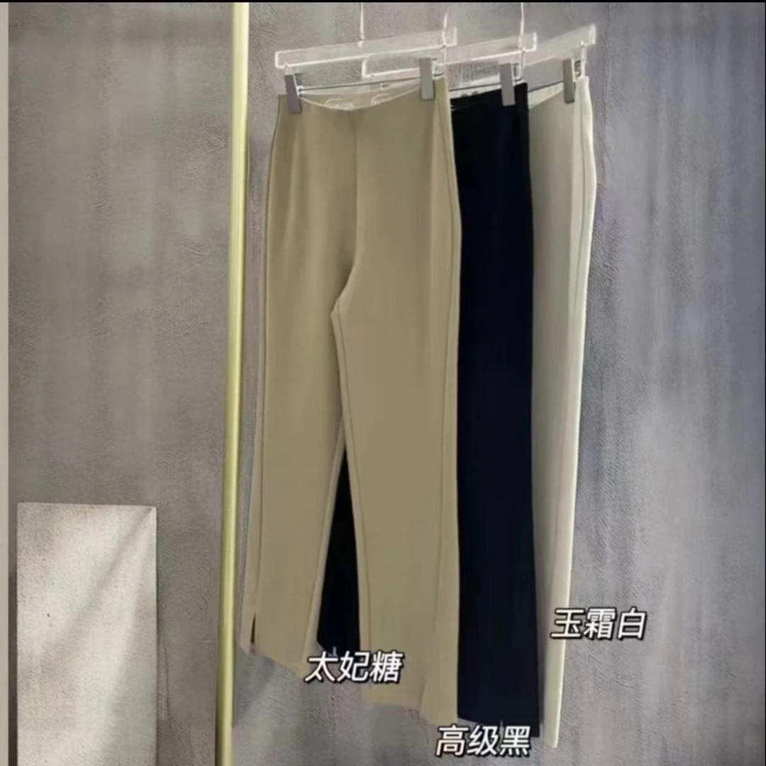 7864-香蕉提臀（太妃糖）灯绒西装裤