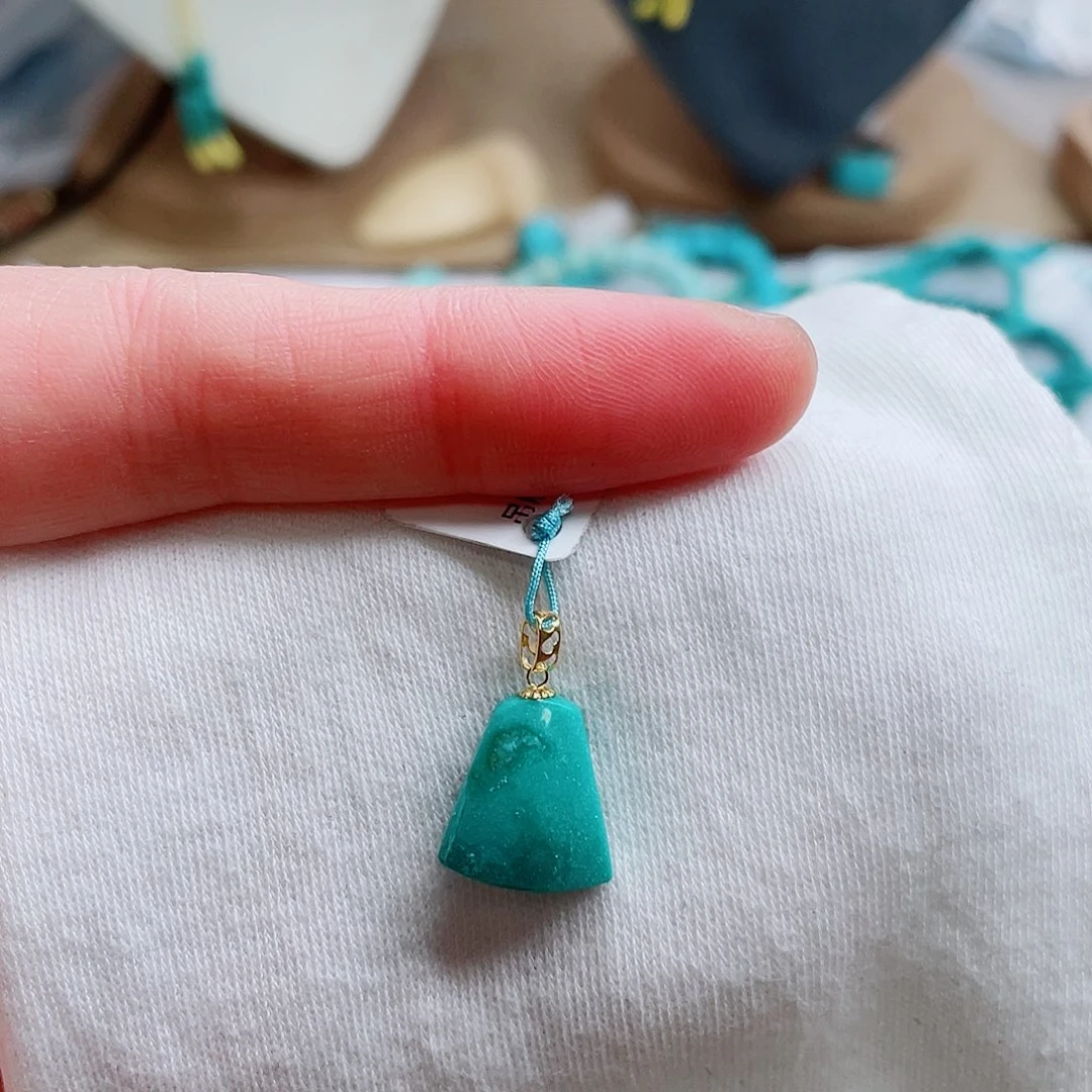 绿松石18K金镶嵌绿松石