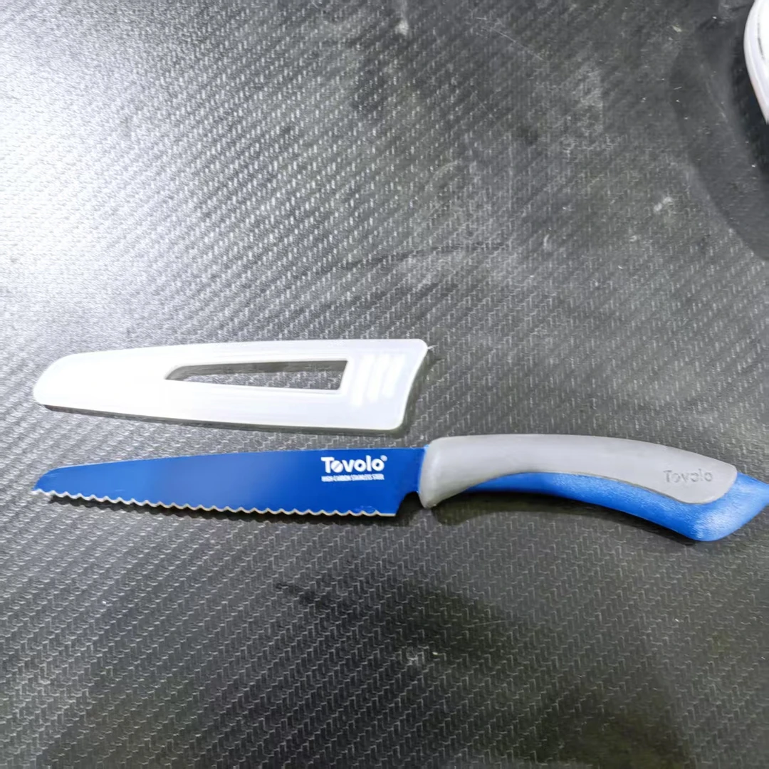 T家蓝柄齿切 厨房神器