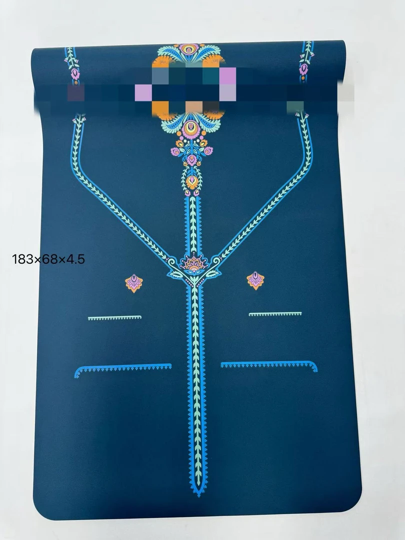 LF 品牌  靛蓝 椰壳天然橡胶瑜伽垫