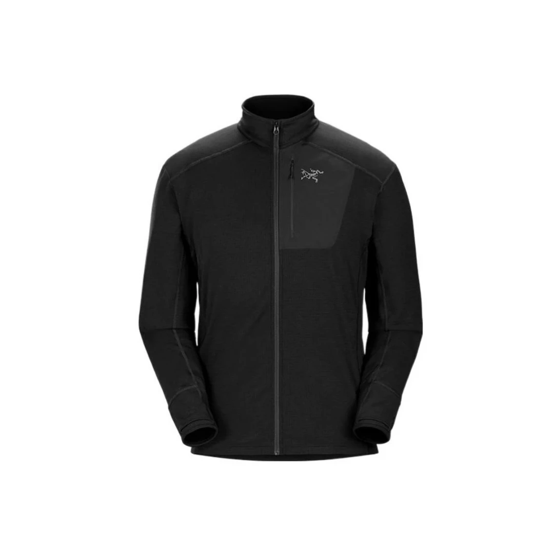 Delta Jacket 纯色拼接立领拉链夹克外套 男款