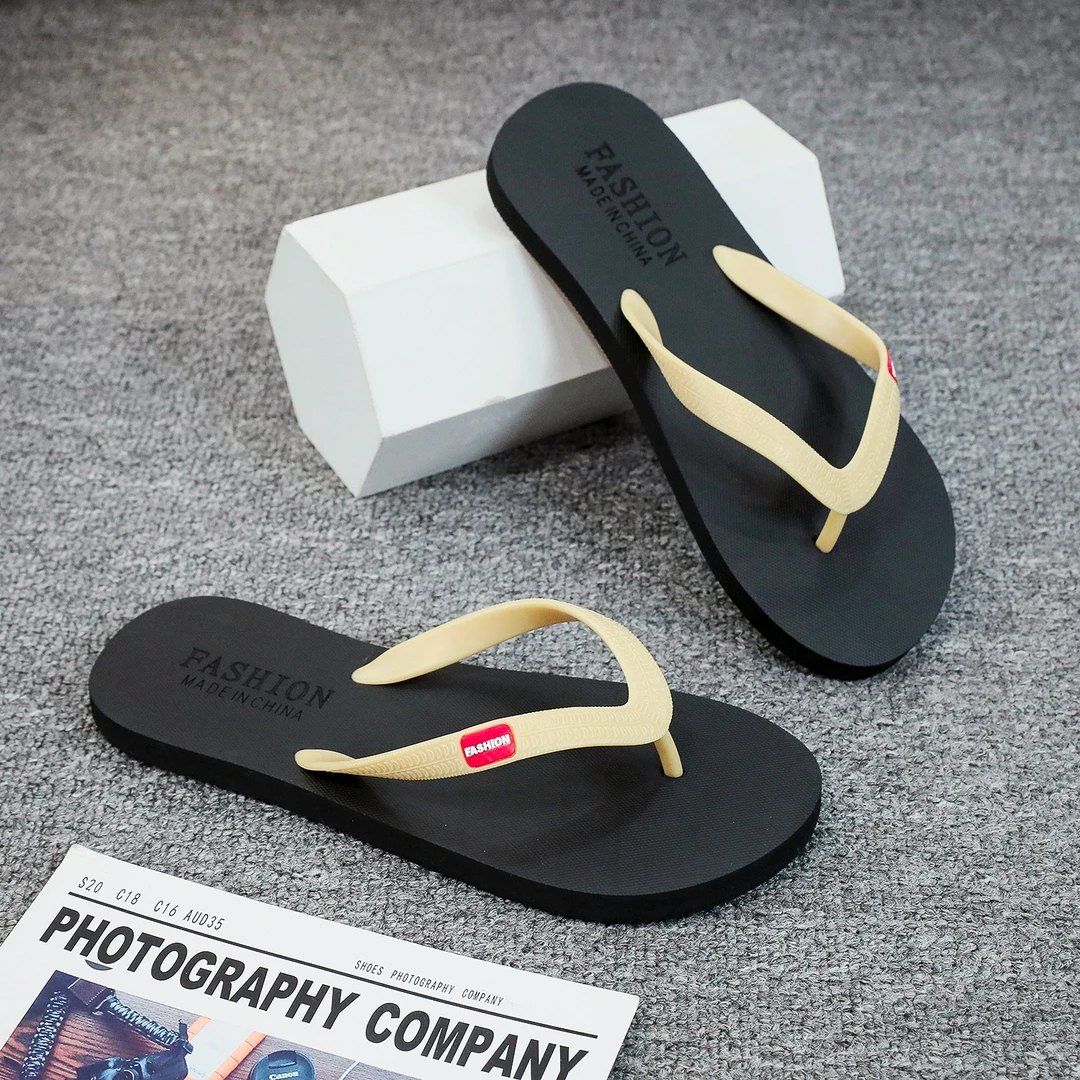 人字拖男士2025新款防滑耐磨户外夹脚橡胶沙滩百搭时尚潮流凉拖鞋