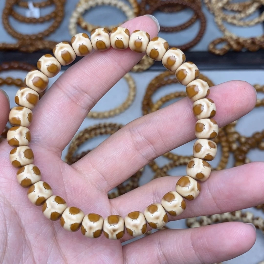 手串紫金鼠鹅*三叶草熊猫实心老型8