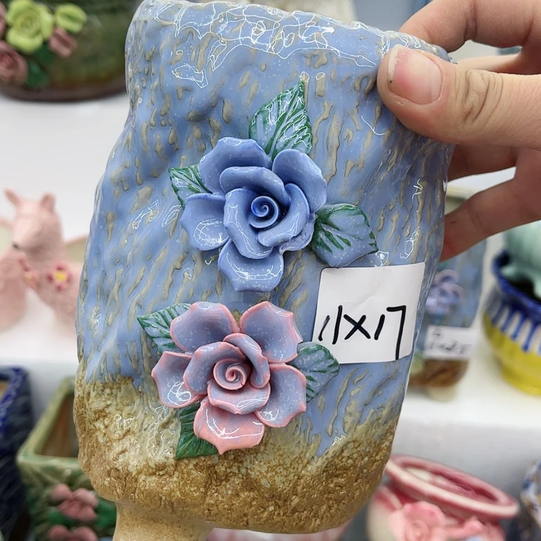 【闪购商品】陶瓷多肉绿植陶瓷花盆