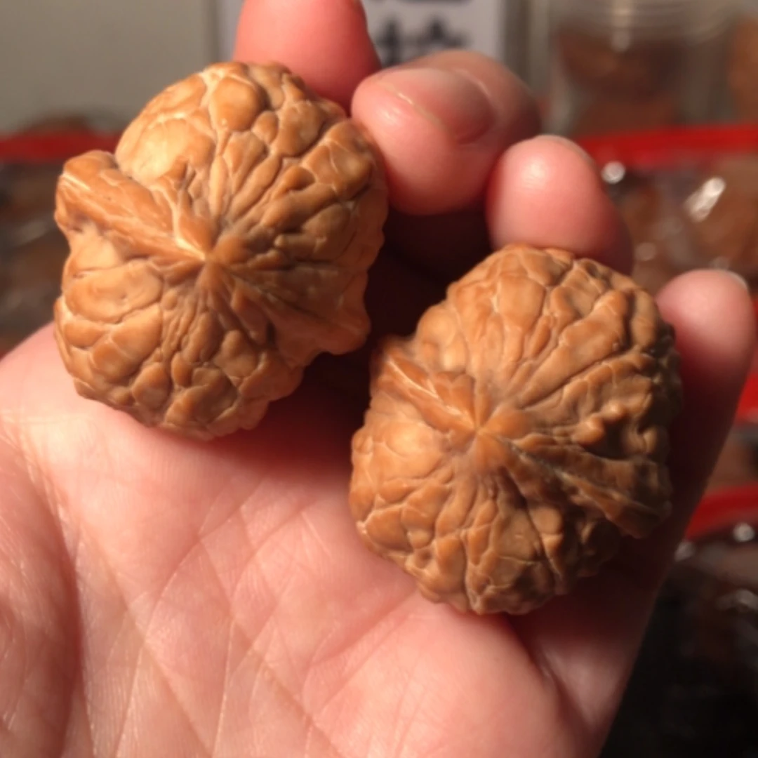 【闪购商品】文玩核桃把件龟甲纹32