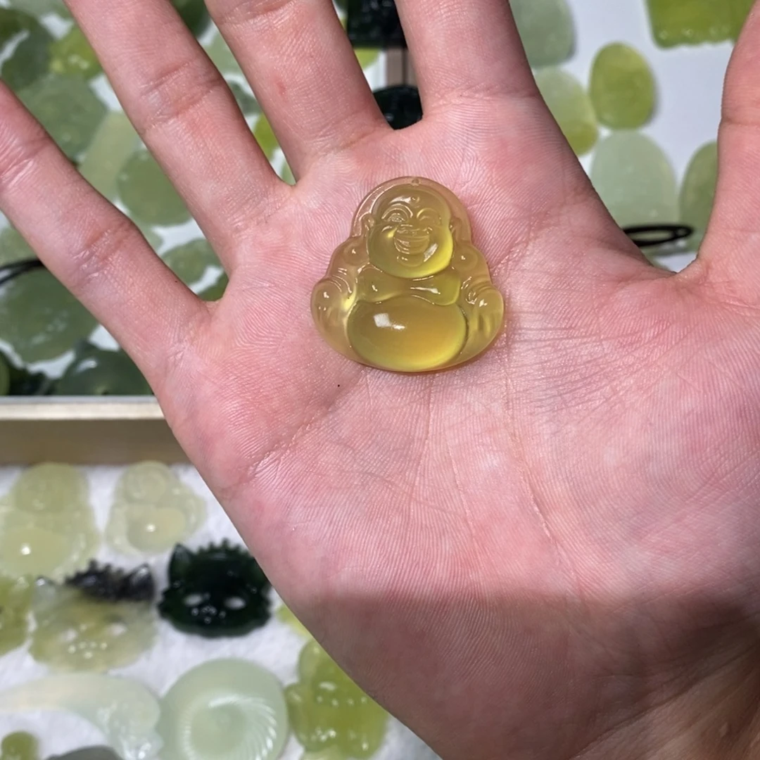 岫玉未镶嵌吊坠(不含链)