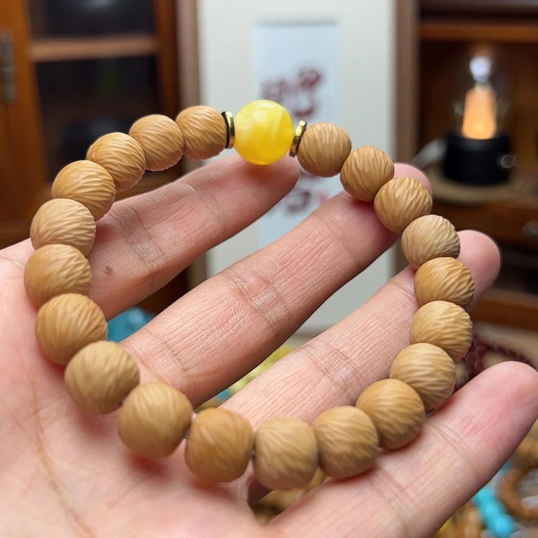 猴头核桃手串云锦