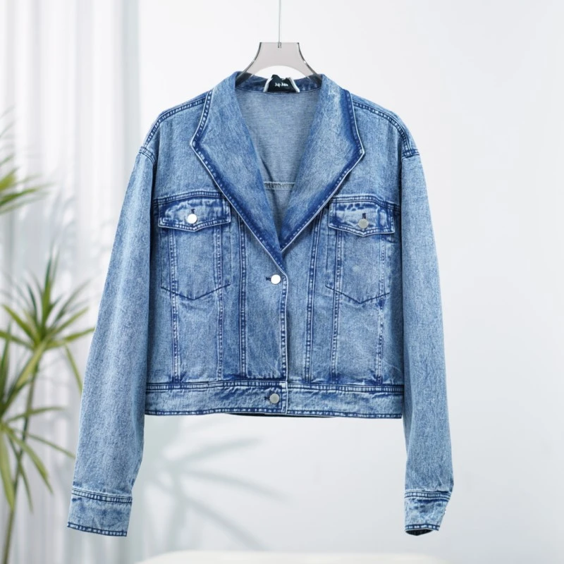 尚系列  Y001  女装时尚春秋牛仔短外套蓝色SS08Y25