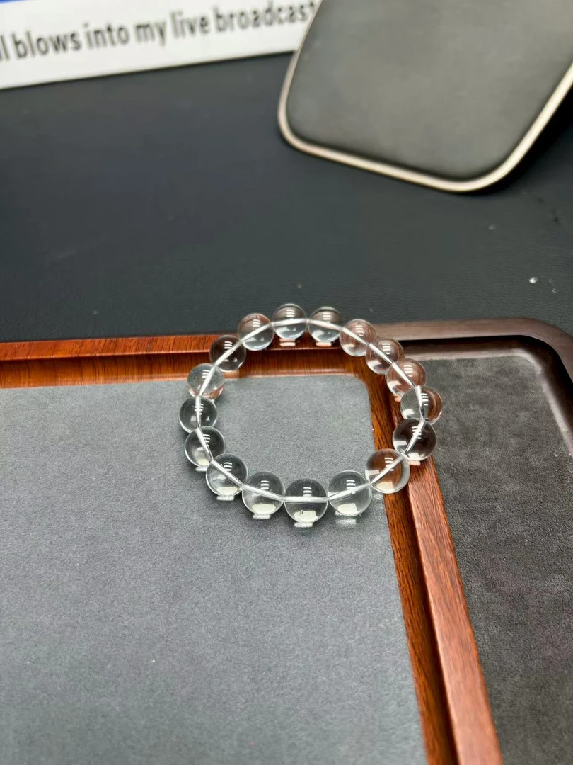 白水晶12mm单圈手串