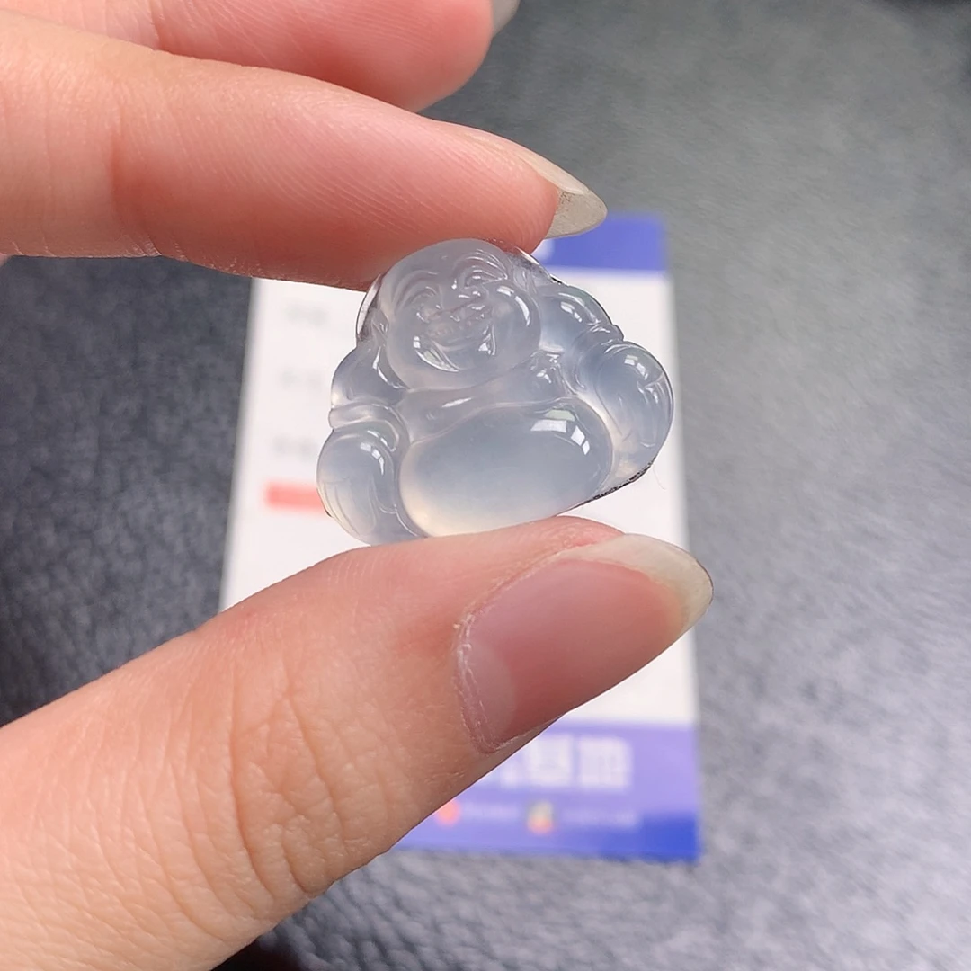 翡翠裸石缅甸天然A货翡翠冰种佛公