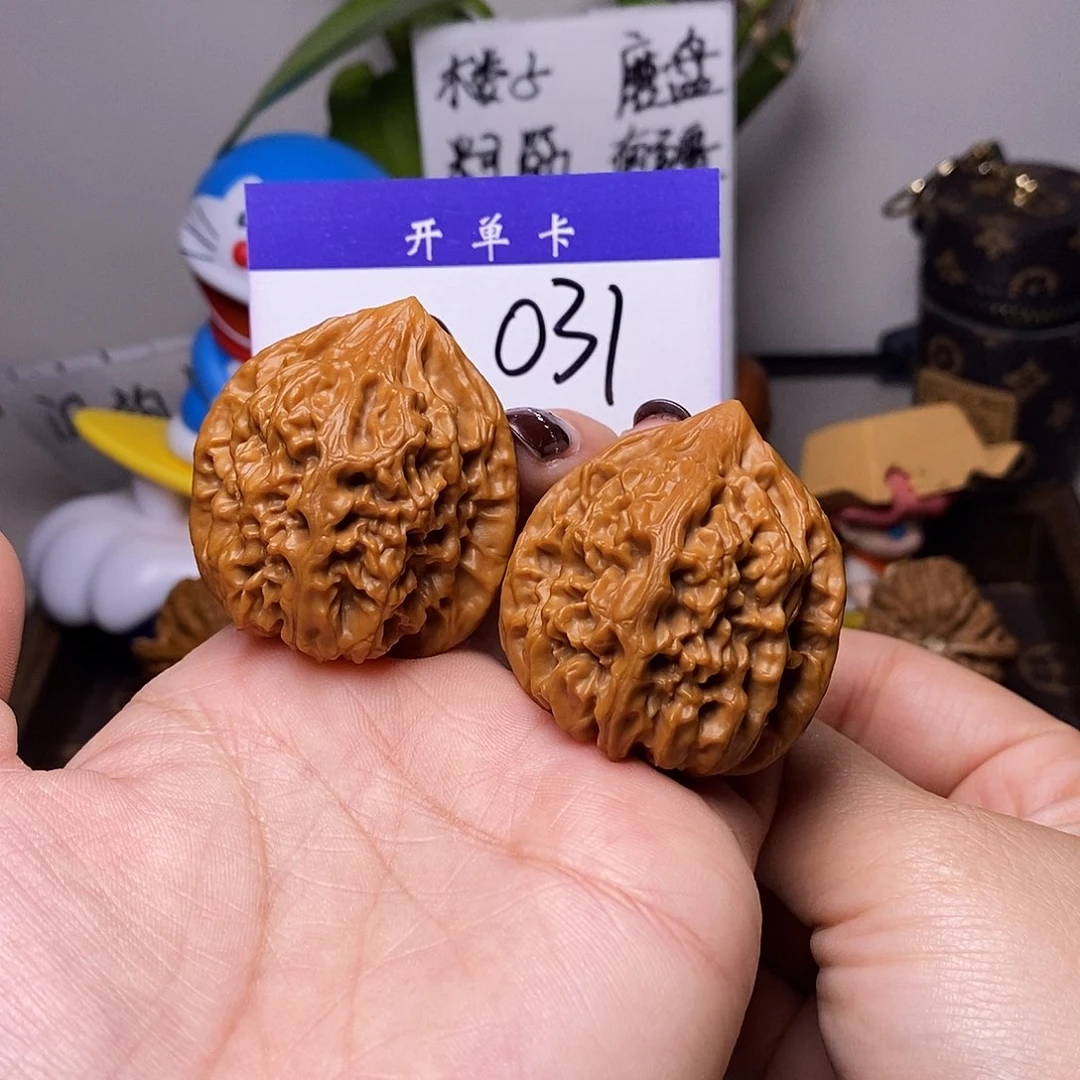 吊坠桃核文玩核桃老树鸡心41微修n