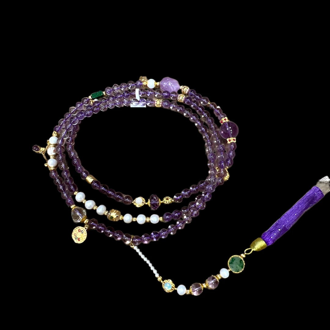 6395-紫水晶项链多样性，发一