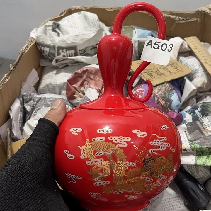 瓷片茶摆件工艺品摆件666