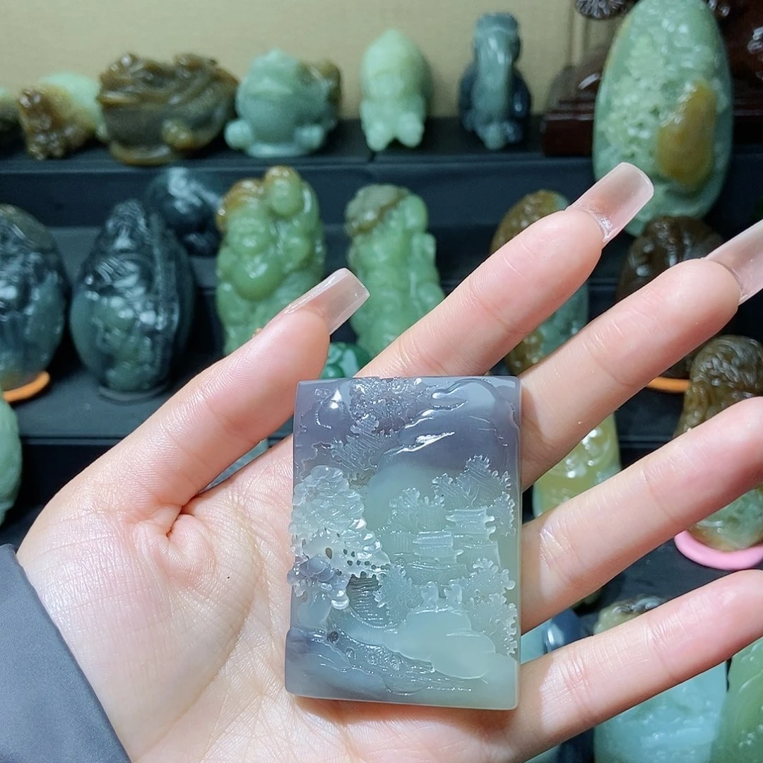 和田玉颈饰未镶嵌