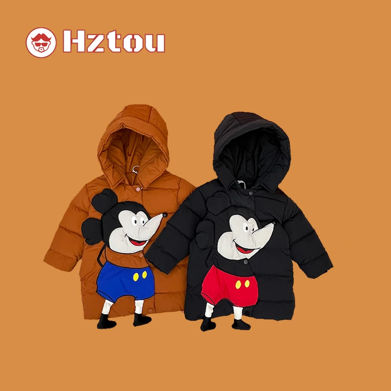 儿童冬季韩版卡通米老鼠羽绒服HD001