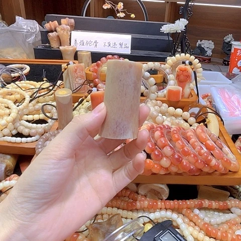 石英石非金属手把件