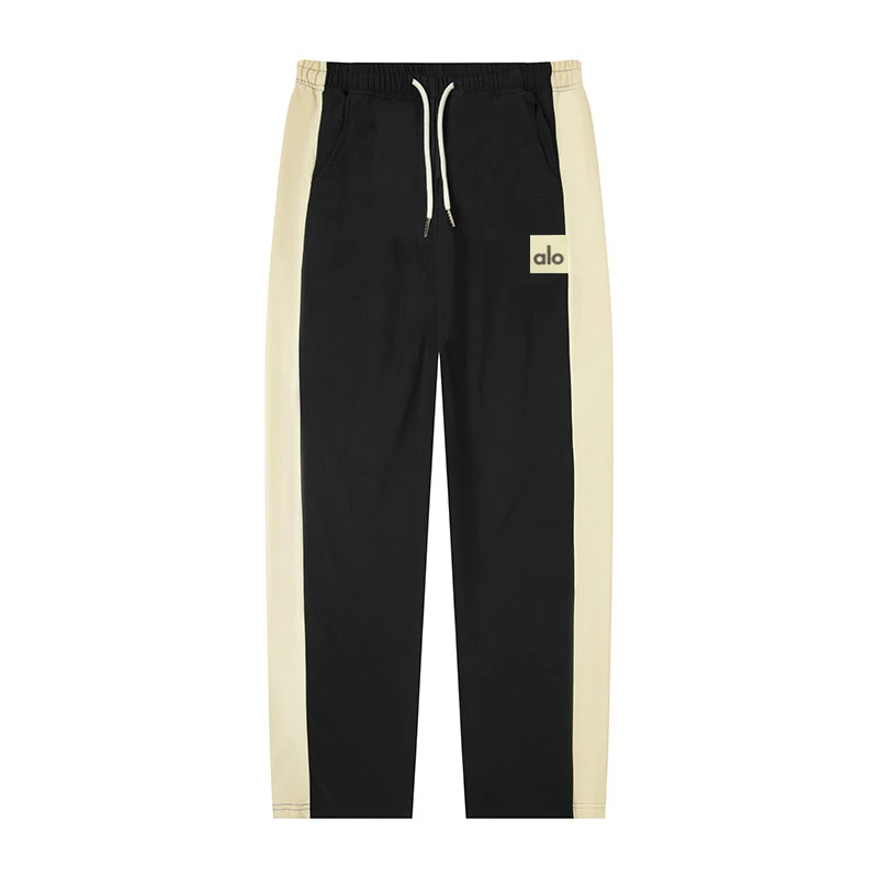 a/o美式冲锋裤-云纱质感男女同款百搭圆领宽松长裤U01