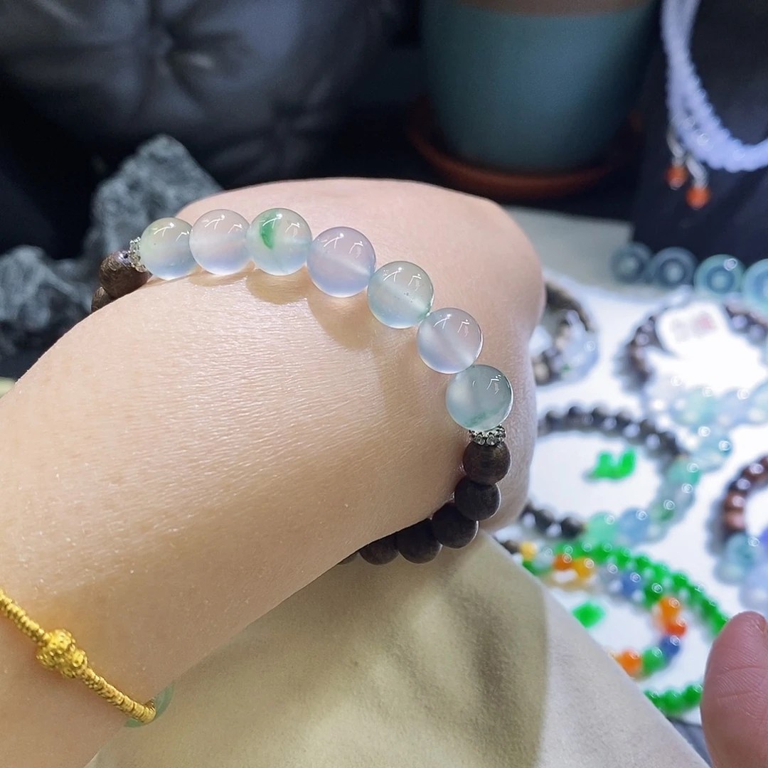 未镶嵌挂件翡翠单圈