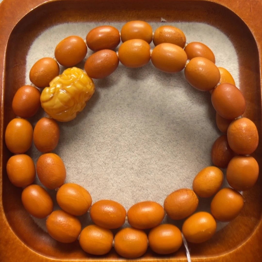 蜜蜡未镶嵌手串蜜蜡