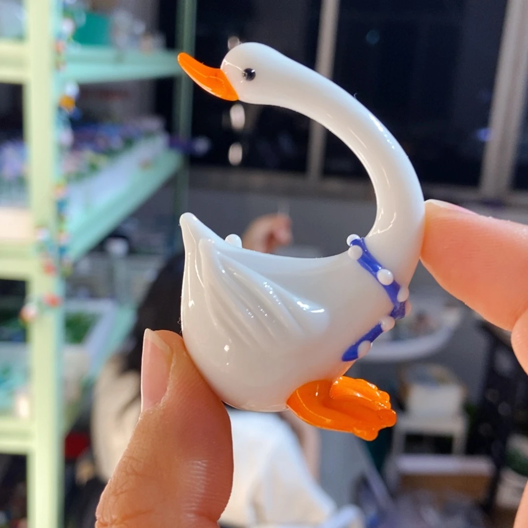 琉璃手工艺品大鹅