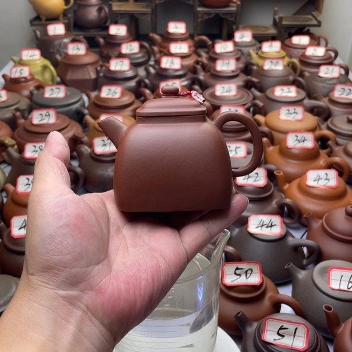 紫砂茶壶宜兴紫砂半手工