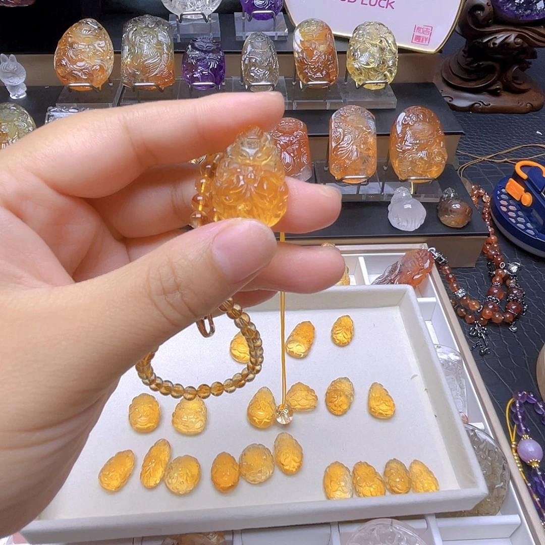 卉***红银S925镶嵌颈饰紫晶吊坠项链腰链