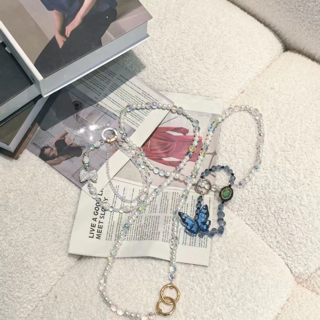 6786【星河蝶梦】手机挂绳