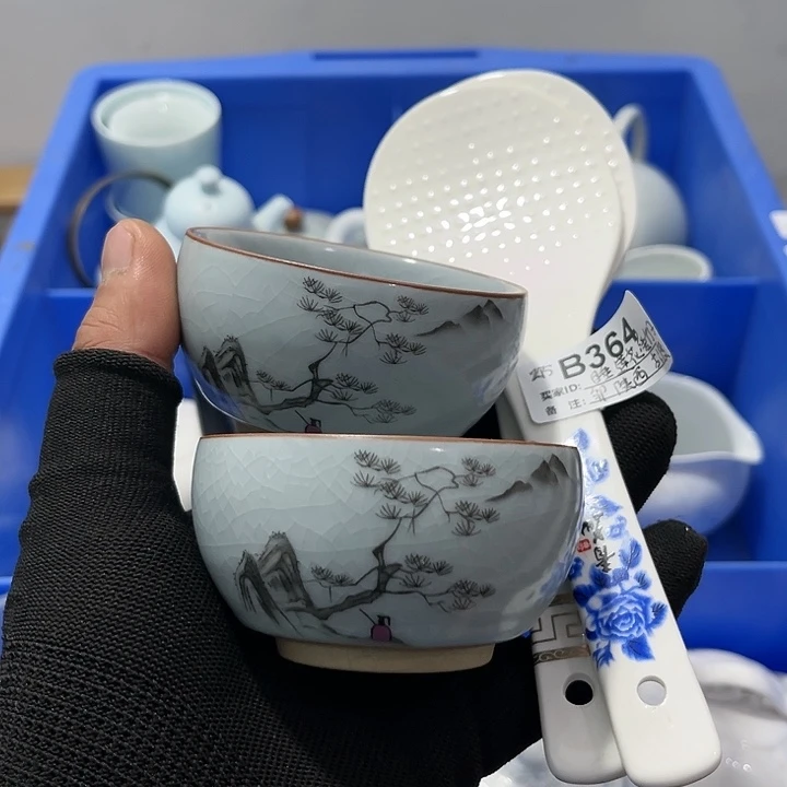 睡***子茶具默认微瑕瓷器、茶具、壶、摆件，介意勿拍