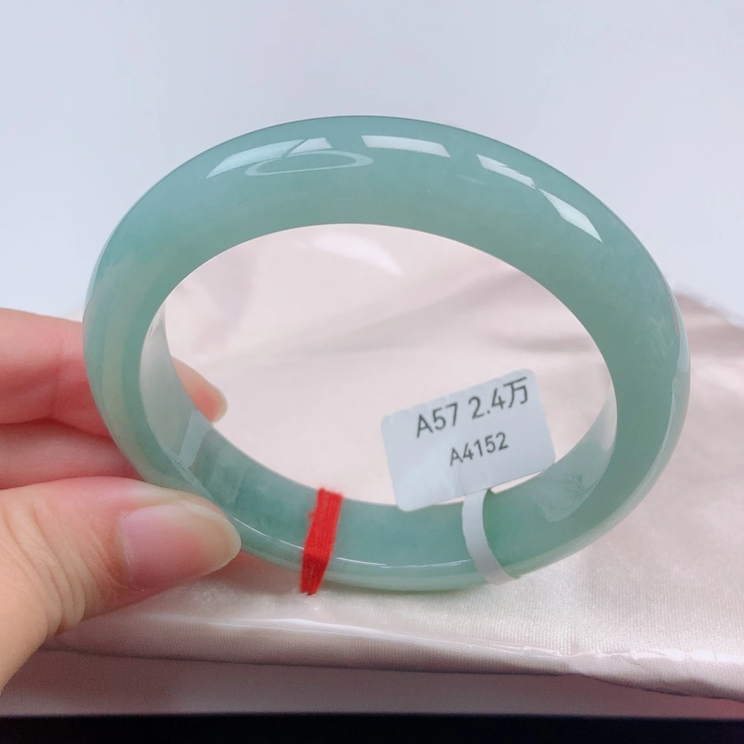 未镶嵌手镯翡翠57正圈