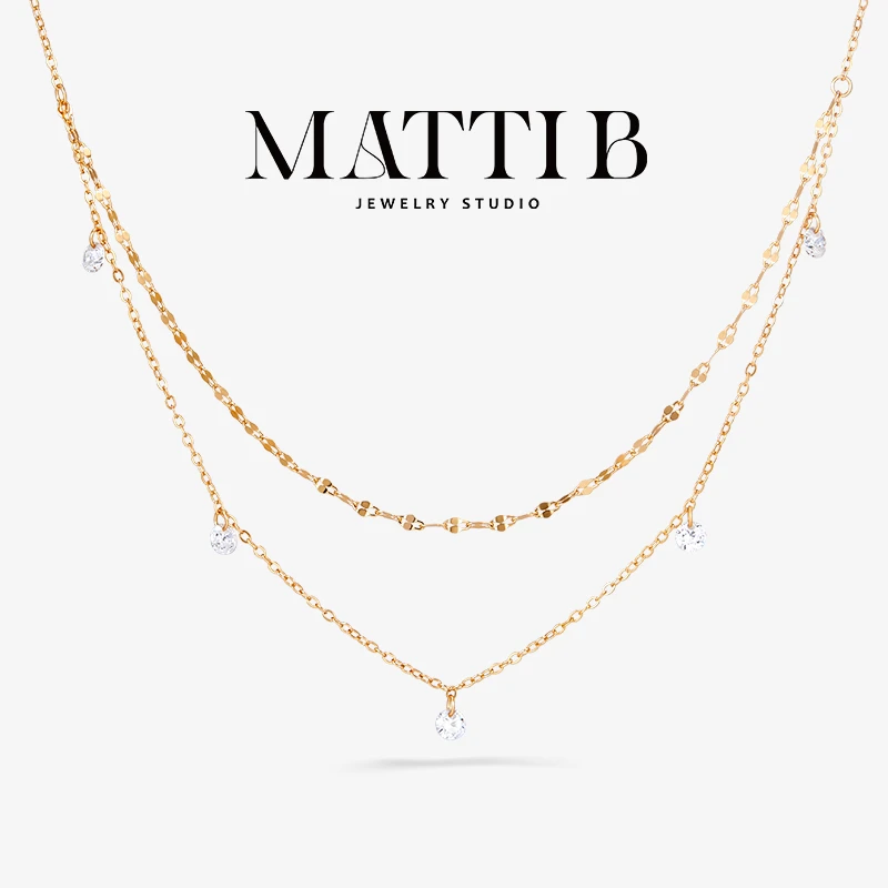 链子925银合成锆石 满天星百搭轻奢高端设计感新爆款锁骨链女1927