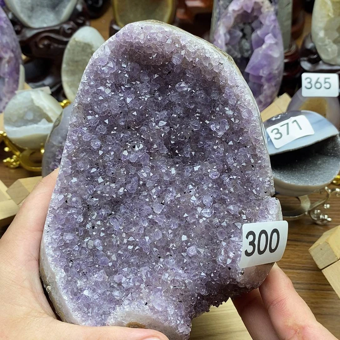 紫晶摆件未镶嵌紫晶镇摆件