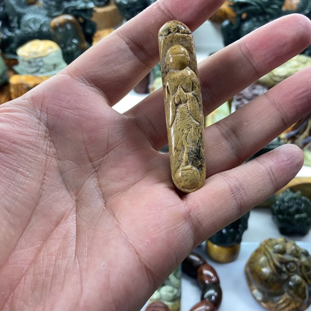 岫岩河磨玉（透闪石质玉）未镶嵌挂件
