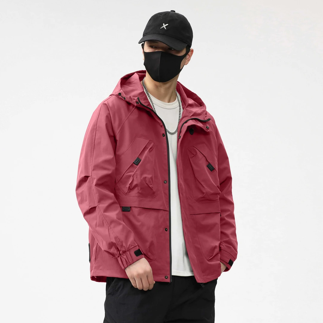 【小杜】男女同款三防户外山系连帽上衣潮流宽松百搭宽松男外套