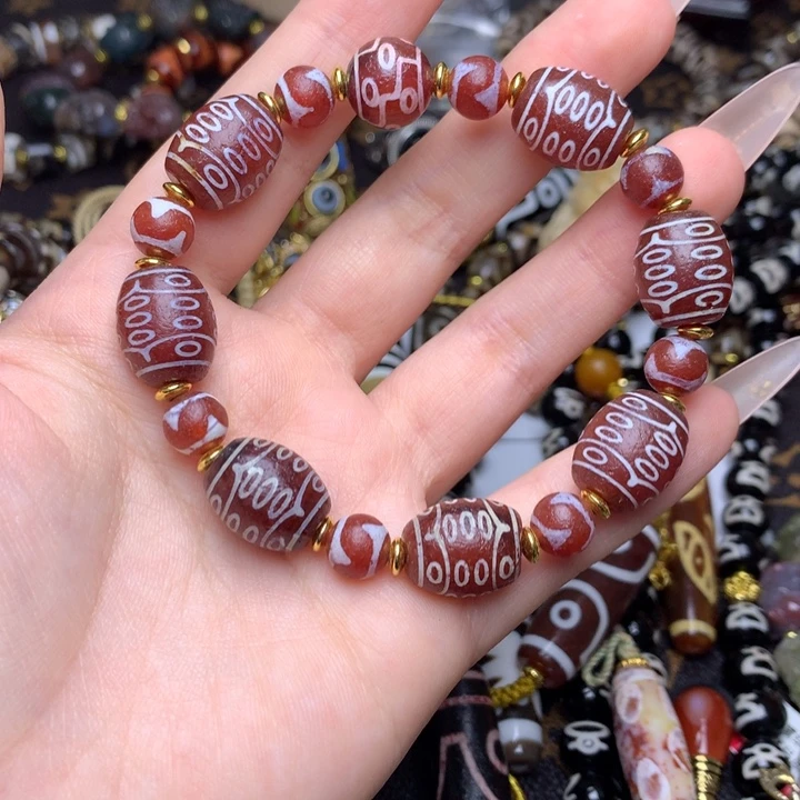 玛瑙/玉髓未镶嵌发一条