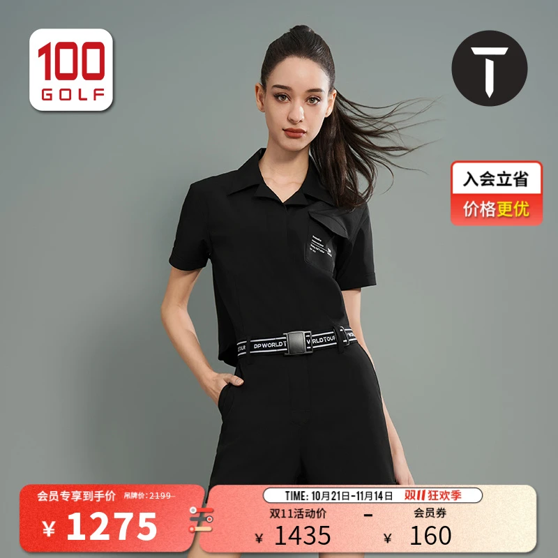 EuropeanTour欧巡赛高尔夫女装24夏季工装风运动连体裤EF241DZ025